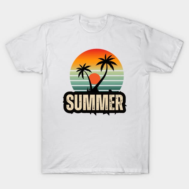 Summer T-Shirt by Teeeshirt